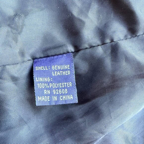 R&R Casuals Leather Blazer Men’s Size XL Black Genuine Leather 3-Button Jacket - Picture 5 of 15